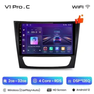 Autonavigacio.hu – Rádiónavigáció Mercedes Benz e w211 e300 2002-2010 Android Auto Carplay – kép 16