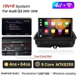 Autonavigacio.hu – Rádió navigáció Audi Q3 2012-2018 DSP 1920*720p CarPlay Android Auto – kép 16