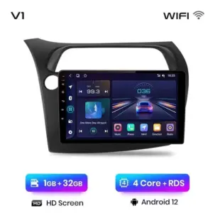 Autonavigacio.hu – Rádió navigáció Honda Civic Hatchback 2005-2011 Android Auto Carplay – kép 16