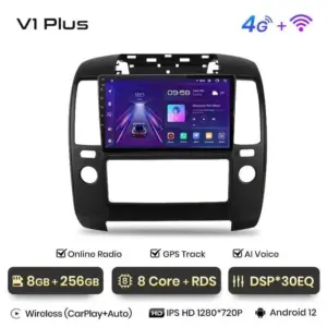 Autonavigacio.hu – Navigációs rádió Nissan Navara 2006-2012 Android Auto Carplay – kép 16