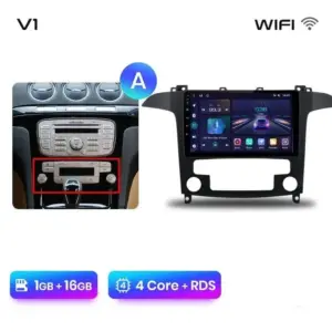 Autonavigacio.hu – Rádió navigáció Ford S-Max 2007-2015 Android Auto Carplay – kép 16