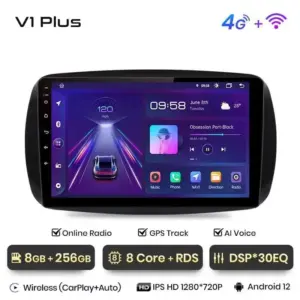 Autonavigacio.hu – Rádió navigáció Mercedes Benz Smart 2016 Carplay Android Auto – kép 17