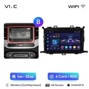 Autonavigacio.hu – Rádió navigáció Kia Carens 2013 - 2018 Carplay Android Auto – kép 17