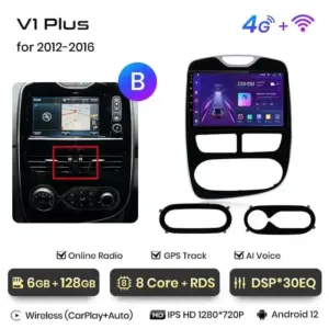 Autonavigacio.hu – Rádió navigáció Renault CLIO 4 2016 - 2019 Carplay Android Auto – kép 17