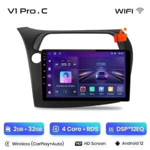 Autonavigacio.hu – Rádió navigáció Honda Civic Hatchback 2005-2011 Android Auto Carplay – kép 17