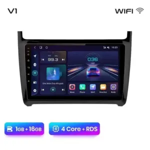 Autonavigacio.hu – Rádió navigáció VW Volkswagen Polo 5 2008-2020 Android Auto Carplay – kép 17