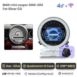 Autonavigacio.hu – Rádió navigáció BMW Mini Cooper R56 R60, 2007-2013, Carplay Android Auto – kép 17