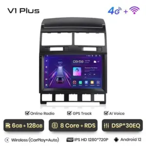 Autonavigacio.hu – Rádió navigáció VW Volkswagen Touareg 2002 - 2010 Carplay Android Auto – kép 18