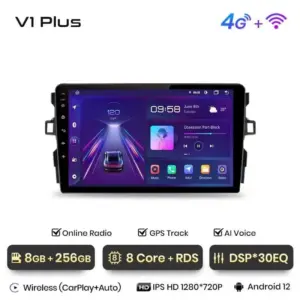 Autonavigacio.hu – Rádió navigáció Toyota Auris E150 2006 - 2012 Carplay Android Auto – kép 18