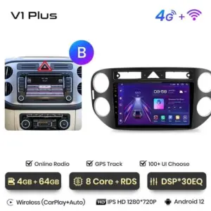 Autonavigacio.hu – Rádió navigáció VW Volkswagen Tiguan 2006 - 2016 Carplay Android Auto – kép 18