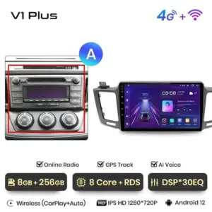 Autonavigacio.hu – Rádió navigáció Toyota RAV 4 2012 - 2018 - CARPLAY Android Auto – kép 18