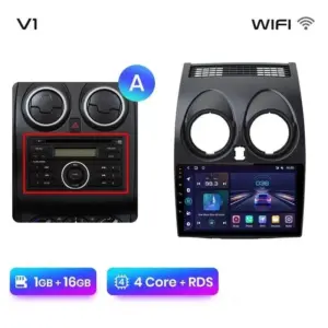 Autonavigacio.hu – Rádió navigáció Nissan Qashqai J10 2006 - 2013 Android Auto Carplay – kép 18