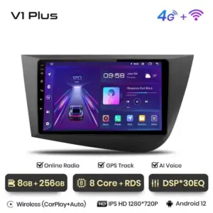 Autonavigacio.hu – Rádió navigációs ülés Leon MK2 2005-2012 Carplay Android Auto – kép 18