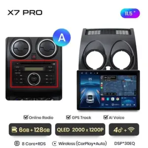 Autonavigacio.hu – Rádió navigáció Nissan Qashqai J10 2006 - 2013 Carplay Android Auto – kép 18