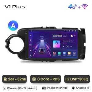 Autonavigacio.hu – Navigációs rádió Toyota Yaris 2012-2017 Android Auto Carplay – kép 18