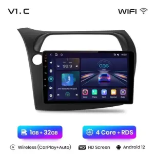 Autonavigacio.hu – Rádió navigáció Honda Civic Hatchback 2005-2011 Android Auto Carplay – kép 18