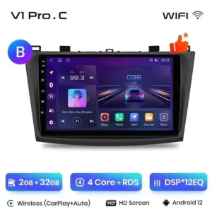 Autonavigacio.hu – Rádió navigáció Mazda 3 BK 2004-2013 Carplay Android Auto – kép 18