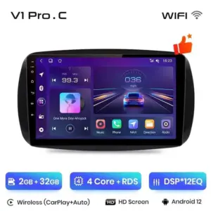 Autonavigacio.hu – Rádió navigáció Mercedes Benz Smart 2016 Carplay Android Auto – kép 19