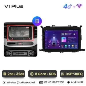 Autonavigacio.hu – Rádió navigáció Kia Carens 2013 - 2018 Carplay Android Auto – kép 19