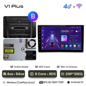 Autonavigacio.hu – Rádió navigáció Audi A4 B6 B7 2000 - 2009 Carplay Android Auto – kép 19