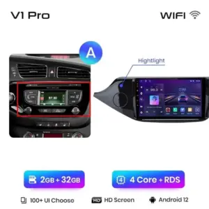 Autonavigacio.hu – Rádió navigáció Kia Ceed 2012 - 2018 Carplay Android Auto – kép 19