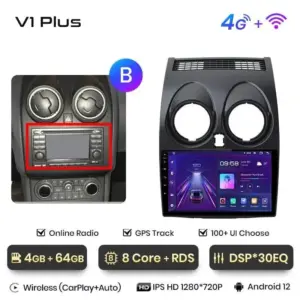 Autonavigacio.hu – Rádió navigáció Nissan Qashqai J10 2006 - 2013 Android Auto Carplay – kép 19