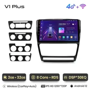 Autonavigacio.hu – Rádió navigációs skoda octavia 2 A5, 2006 - 2013 Android Auto Carplay – kép 19