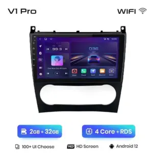 Autonavigacio.hu – Rádiónavigáció Mercedes Benz c W203 facelift 2005-2009 Android auto Carplay – kép 19