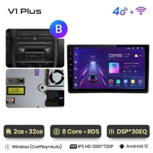 Autonavigacio.hu – Rádió navigáció Audi A4 B6 B7 2000 - 2009 Carplay Android Auto – kép 20