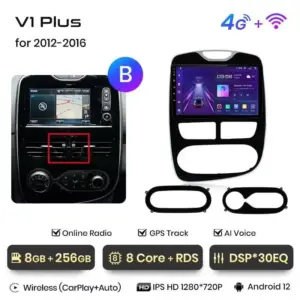 Autonavigacio.hu – Rádió navigáció Renault CLIO 4 2016 - 2019 Carplay Android Auto – kép 20