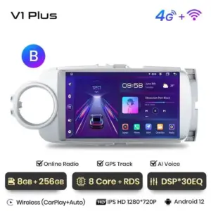 Autonavigacio.hu – Navigációs rádió Toyota Yaris 2012-2017 Android Auto Carplay – kép 20