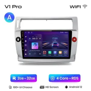 Autonavigacio.hu – Rádió navigáció Citroen C4 2004 - 2009 Android Auto Carplay – kép 20