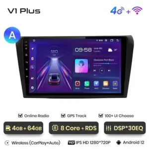 Autonavigacio.hu – Rádió navigáció Mazda 3 BK 2004-2013 Carplay Android Auto – kép 20