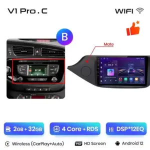 Autonavigacio.hu – Rádió navigáció Kia Ceed 2012 - 2018 Carplay Android Auto – kép 21