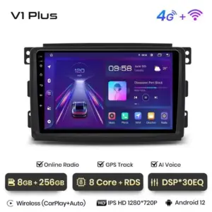 Autonavigacio.hu – Rádió navigáció Smart Forwo 2005 - 2010 Android Auto GPS Carplay – kép 21