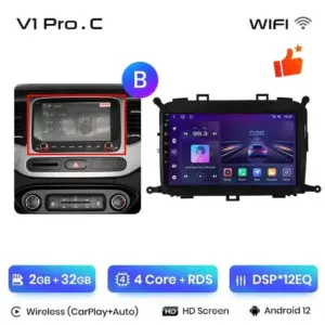 Autonavigacio.hu – Rádió navigáció Kia Carens 2013 - 2018 Carplay Android Auto – kép 21