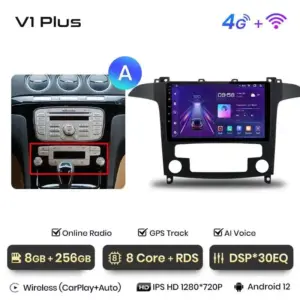 Autonavigacio.hu – Rádió navigáció Ford S-Max 2007-2015 Android Auto Carplay – kép 22