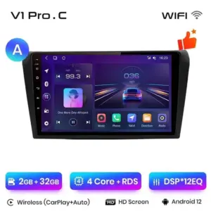 Autonavigacio.hu – Rádió navigáció Mazda 3 BK 2004-2013 Carplay Android Auto – kép 22