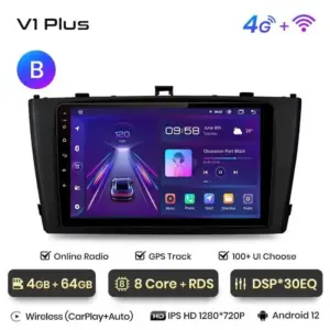 Autonavigacio.hu – Rádió navigáció Toyota Avensis T27 2008 - 2015 Carplay Android Auto – kép 22