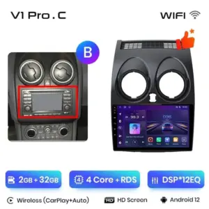 Autonavigacio.hu – Rádió navigáció Nissan Qashqai J10 2006 - 2013 Android Auto Carplay – kép 22