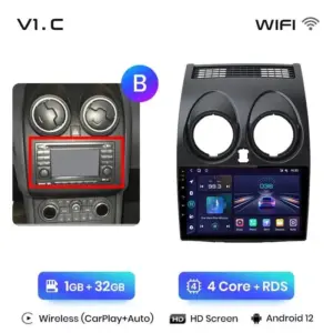 Autonavigacio.hu – Rádió navigáció Nissan Qashqai J10 2006 - 2013 Android Auto Carplay – kép 23