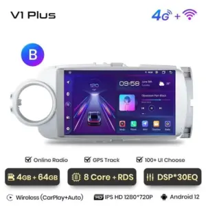 Autonavigacio.hu – Navigációs rádió Toyota Yaris 2012-2017 Android Auto Carplay – kép 23