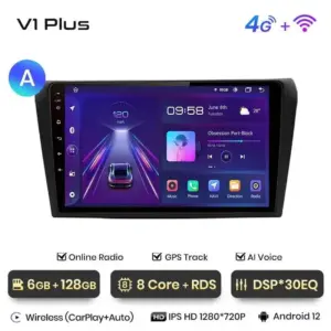 Autonavigacio.hu – Rádió navigáció Mazda 3 BK 2004-2013 Carplay Android Auto – kép 23