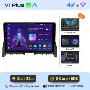 Autonavigacio.hu – Android rádió CarPlay funkcióval a Mercedes Benz C-osztályhoz W204/S204 2006-2011 között – kép 24