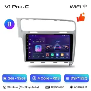 Autonavigacio.hu – Rádió navigáció Volkswagen VW Golf 7 2013 - 2017 Carplay Android Auto – kép 24