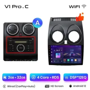 Autonavigacio.hu – Rádió navigáció Nissan Qashqai J10 2006 - 2013 Android Auto Carplay – kép 25