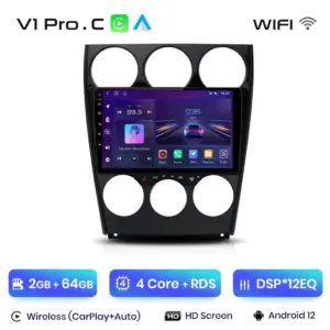 Autonavigacio.hu – Rádió navigáció Mazda 6 2004-2007 Carplay Android Auto – kép 25