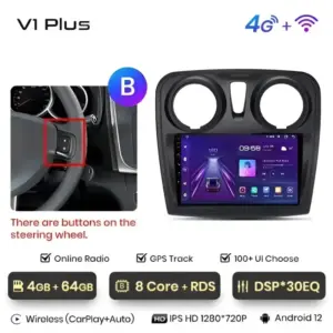 Autonavigacio.hu – Rádió navigáció Renault Logan 2 Sandero 2014-2019 Android Auto Carplay – kép 27