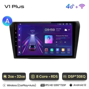 Autonavigacio.hu – Rádió navigáció Mazda 3 BK 2004-2013 Carplay Android Auto – kép 28