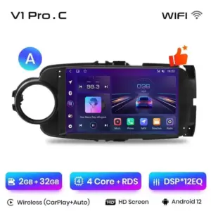 Autonavigacio.hu – Navigációs rádió Toyota Yaris 2012-2017 Android Auto Carplay – kép 29